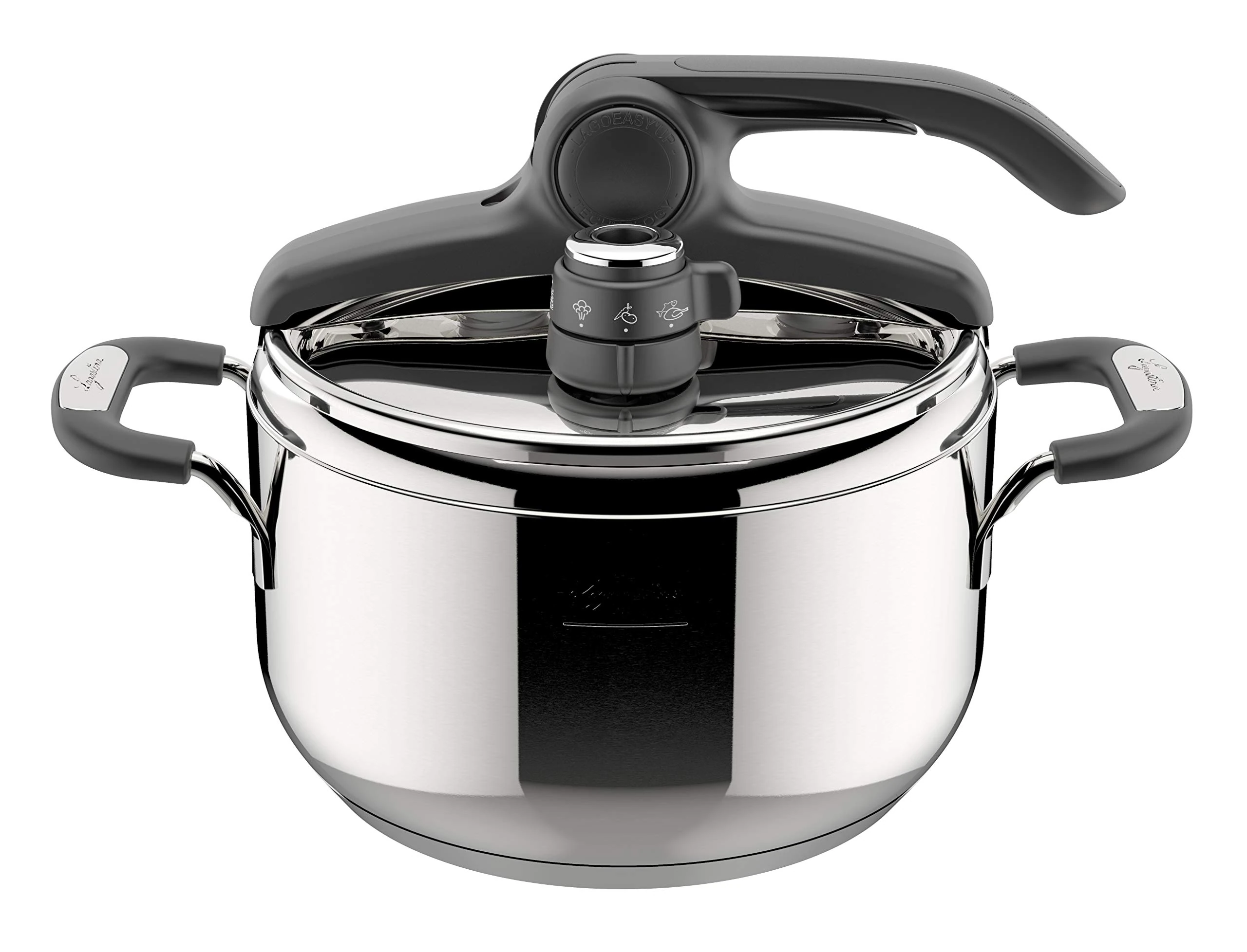 Lagostina Briosa Lagoeasy'Up Pressure Cooker 5 L Stainless Steel 18/10
