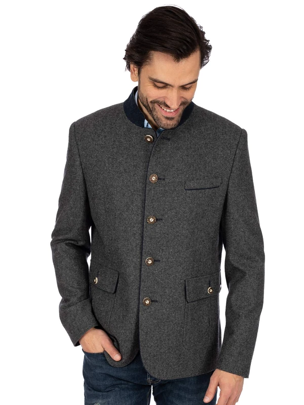 Stockerpoint Men's Jacke Justus Business Suit Jacket Not Applicable, Slate Blue, 60