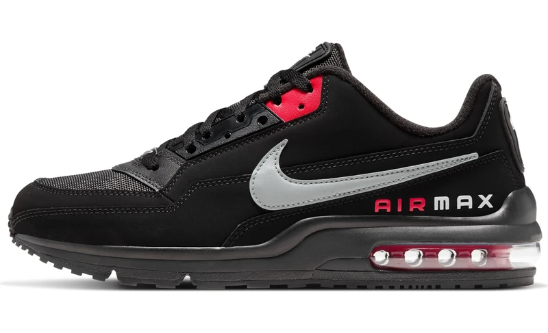 NIKE Air Max Ltd 3 Running Shoe Black/Lt Smoke Grey-University 7