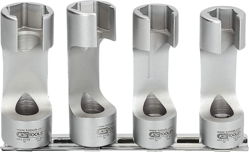 KS Tools 405.0155 Special Injection Cable Spanner Set 3/8 Inch 4-Piece