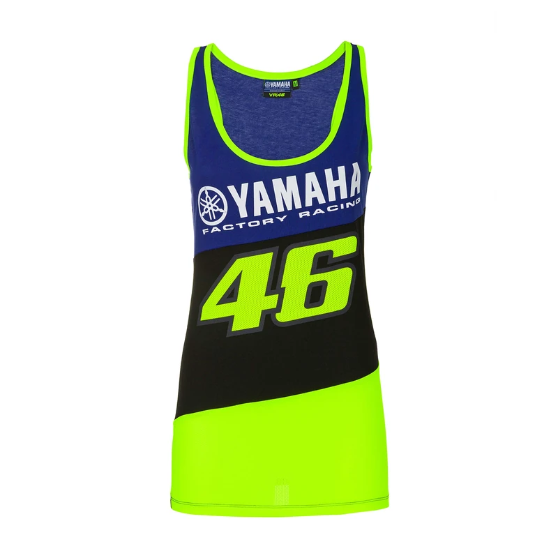 Valentino Rossi Tank Top Yamaha Vr46 L,Royal Blue,Woman