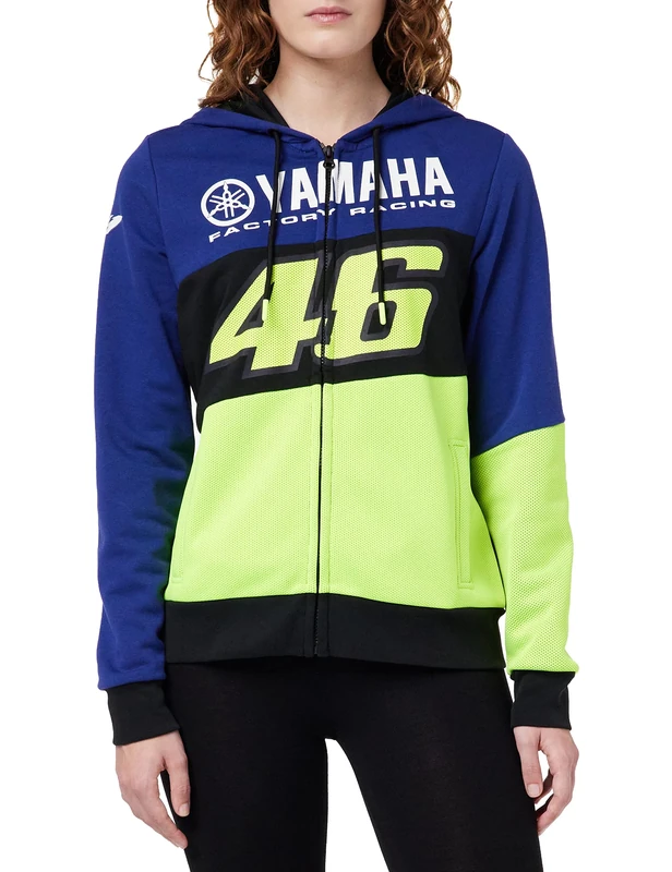 Valentino Rossi Fleece Yamaha VR46 S,Royal Blue,Woman