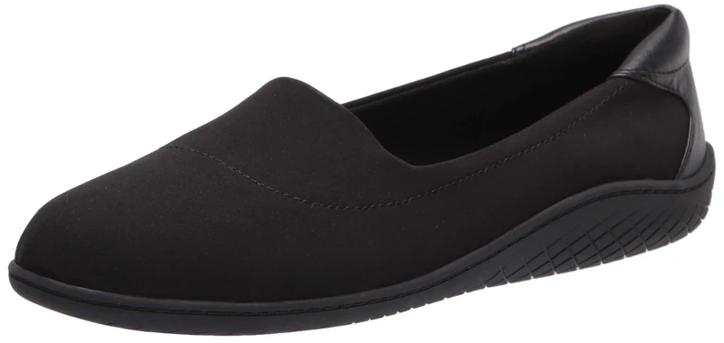 Easy Spirit Women's Gift2 Ballet Flat, Black, 3 UK