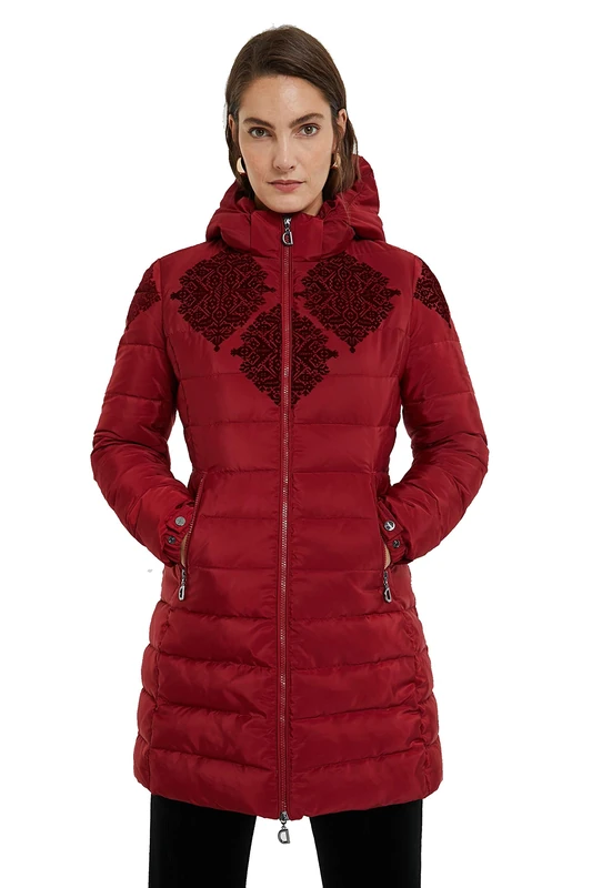 Desigual Women's 20WWEW353007XL Jackets, Red, XL