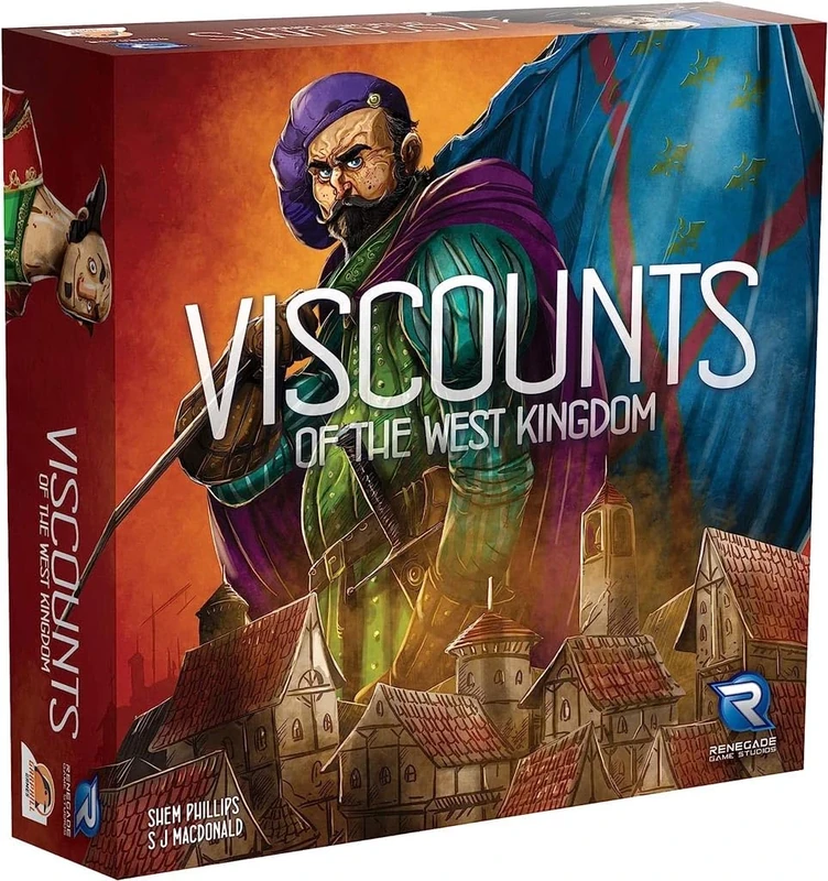 Renegade Game Studio - Viscounts of the West Kingdom - Board Game, Mixed Colours, 27.94 x 27.94 x 27.94 cm