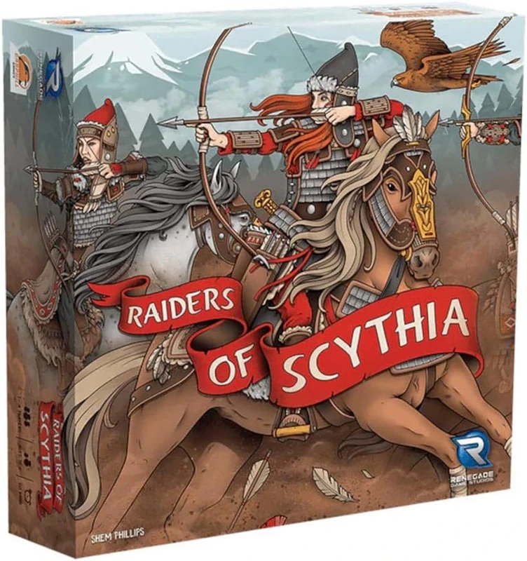 Renegade Game Studio | Raiders of Scythia | Board Game | Ages 12+ | 1-4 Players | 60-80 Minutes Playing Time, Multicolor