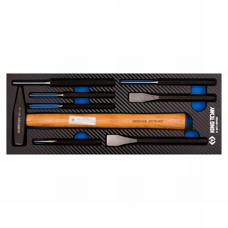 King Tony 990118PRE Module Espuma + Pp Herramientas De Golpe for DIYers & Professionals, Ideal for Repair, Installation and Workshop tasks, 8 Pieces - Image 1