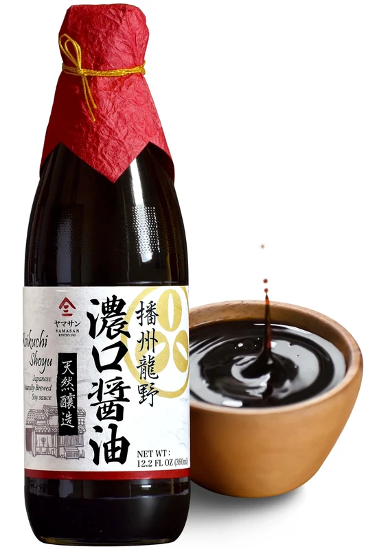 YAMASAN KYOTO UJI Soy Sauce -Artisanal Classic- 500 Days Aged, Japanese Premium Handmade, Naturally Brewed, No Additives, Non-GMO, Made in Japan(360ml)