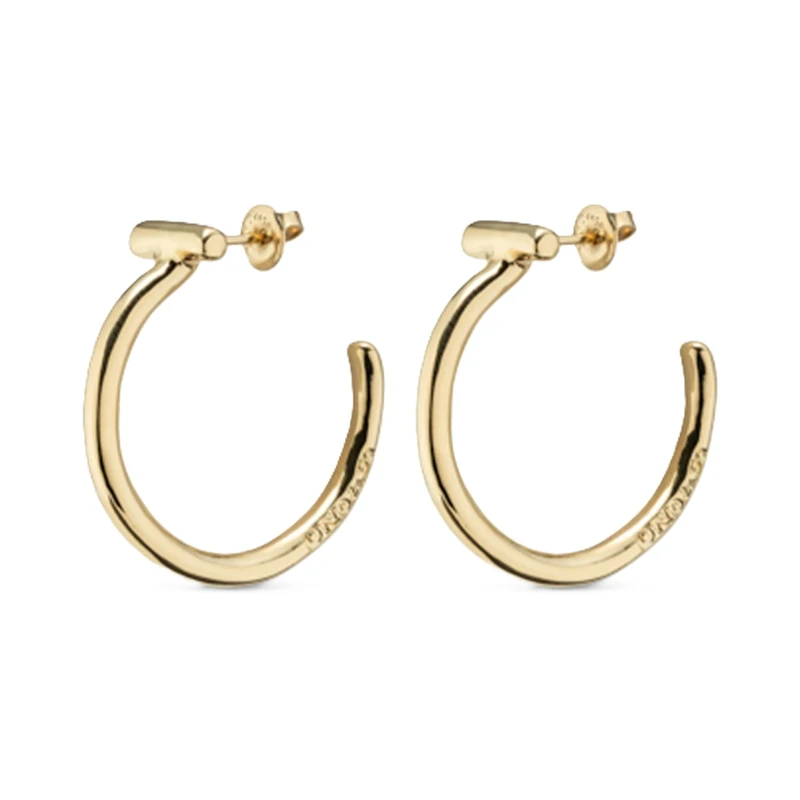 Pendant Redondos in Alloy of Metal Plated in Gold of 18 K- Mín Longitud: 3,4 - Image 1