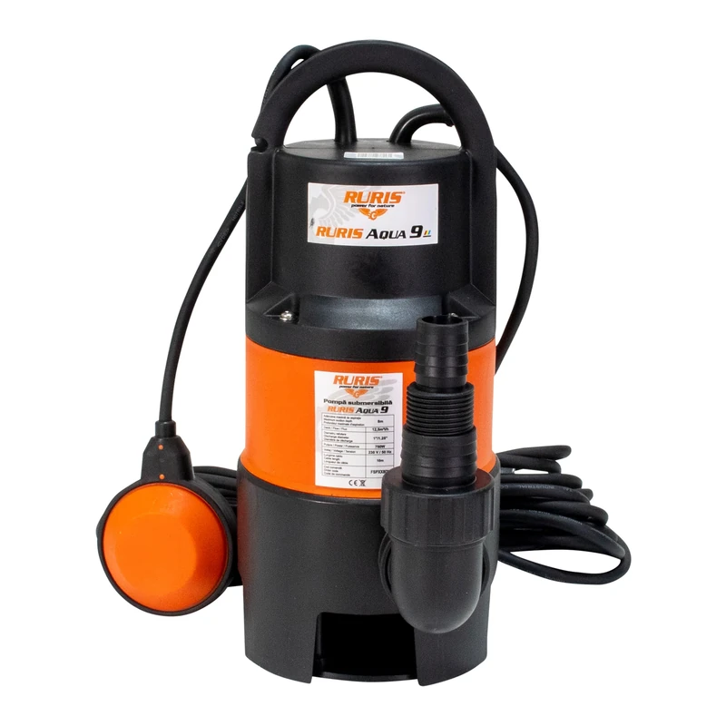 RURIS FSPXX8DW Sewage Pump 750 W with Float Flow 12.5 m3/h - Discharge 8 m Aqua 9