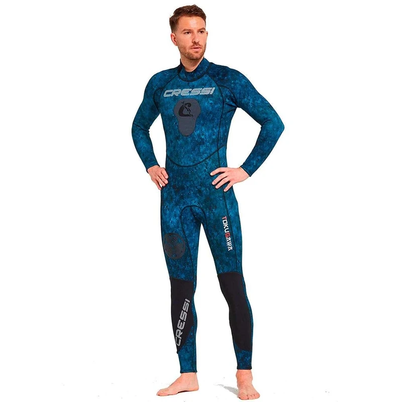 Cressi Tokugawa Man Monopiece 3mm - One-piece wetsuit in 3mm camouflage neoprene