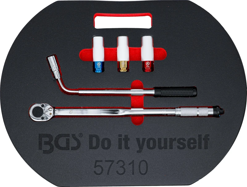 BGS Diy 57310 | Tire Change Service Set | 5 pcs.