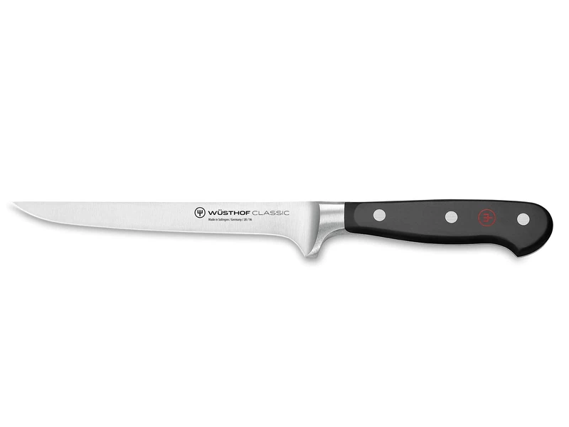 Wüsthof Classic 6 Inch Flexible Boning Knife, Black, Silver, 16 centimetri