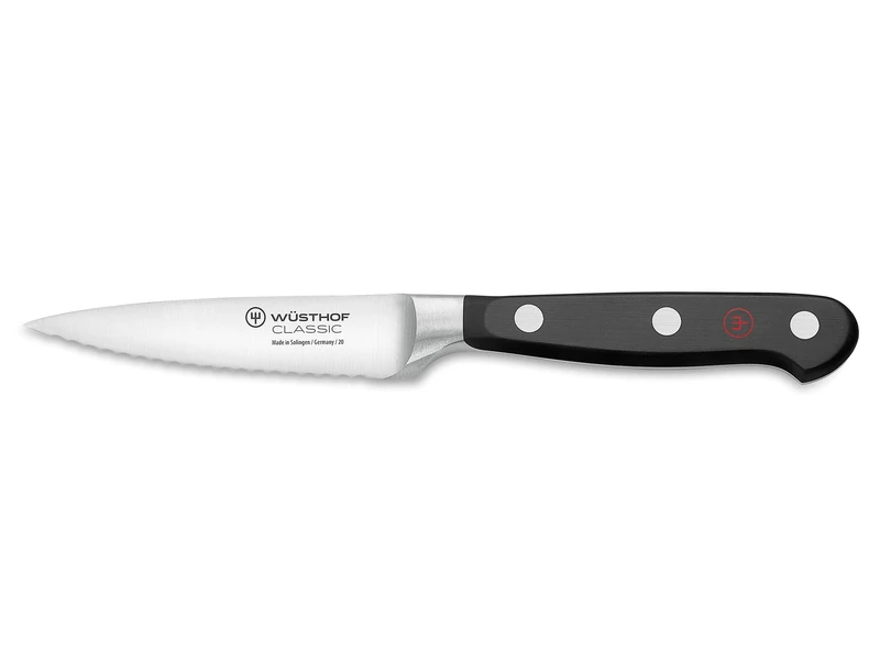 Wüsthof Classic 3.5 Inch Paring Knife, Black, 9 cm