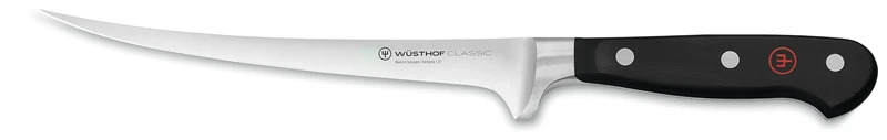 Wüsthof Classic 7 Inch Fillet Knife, Black, Silver, 18 cm