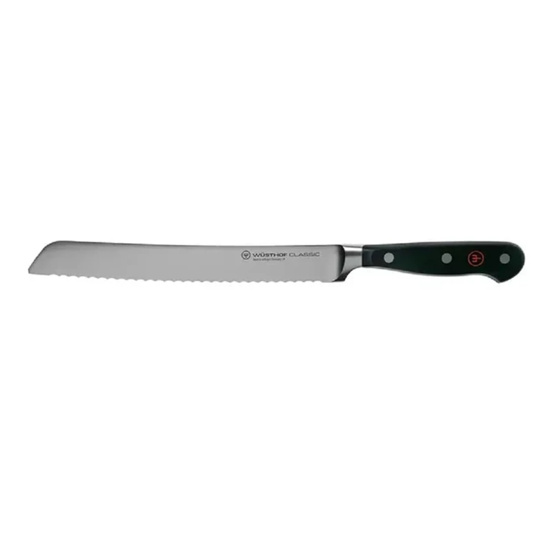 Wüsthof Classic 8 Inch Bread Knife, Black, 20 cm