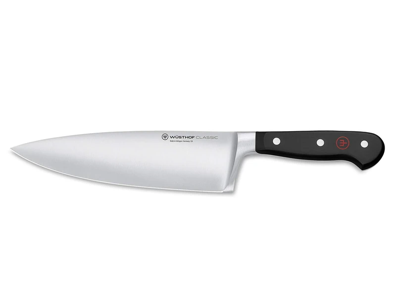 Wüsthof Classic 8 Inch Extra Wide Chef's Knife, Silver