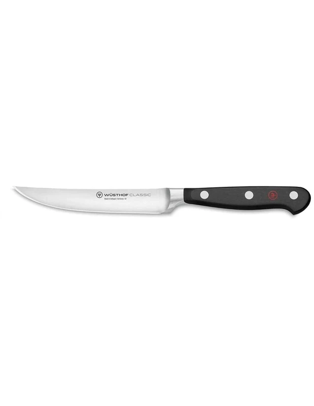 WÜSTHOF Classic Black 4.5" Steak Knife, 11 cm