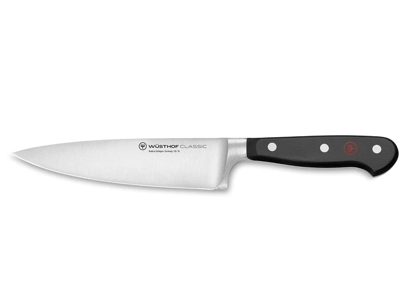 WÜSTHOF Classic Black 6" Chef's Knife, 15 cm