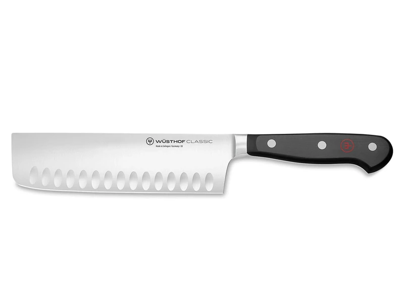 Wüsthof Classic 7 Inch Nakiri Knife, Black, 18 cm