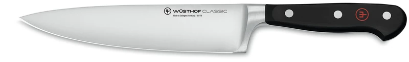 Wüsthof Classic 7 Inch Chef's Knife, Black / Black