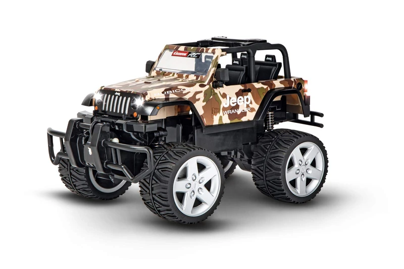 Carrera RC 370162122 2.4GHz Jeep [R] Wrangler Rubicon, Camouflage