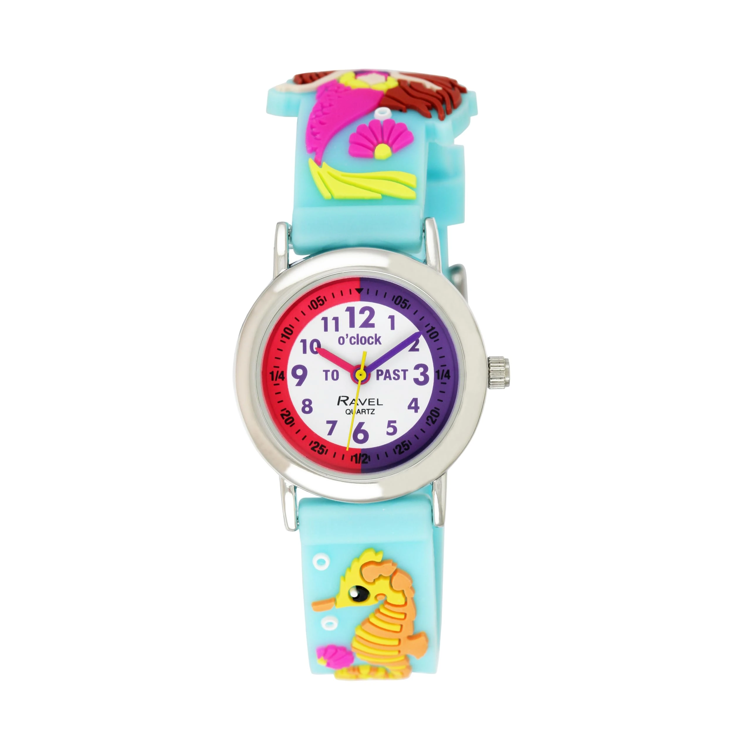 Ravel Children's Turquoise Mermaid Time Teacher Watch