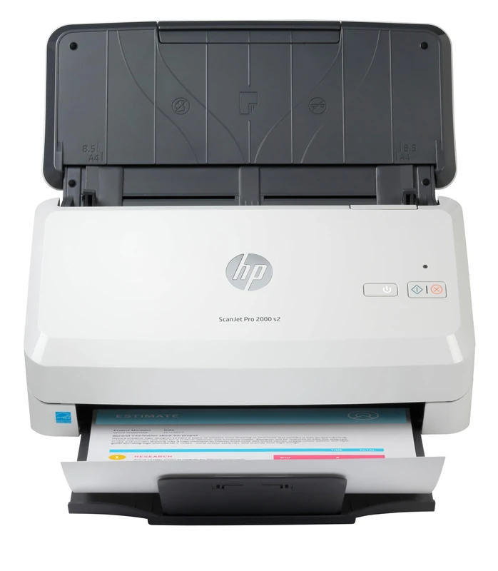 HP ScanJet Pro 2000 s2 Sheet-feed Scanner | Automatic Single-pass, two-sided document feeder| 35ppm/67ipm | 50 Page ADF |1200 dpi | USB 3.0 | Letter; Legal; Executive; A4; A5; A6; A7; A8; B5 | OCR