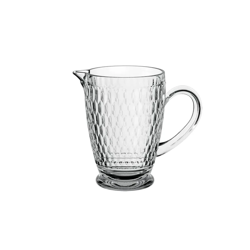 Villeroy & Boch - Boston jug, Exquisite, Beautifully Shaped jug to Serve Delicious Drinks at Any Party, Crystal, Transparent