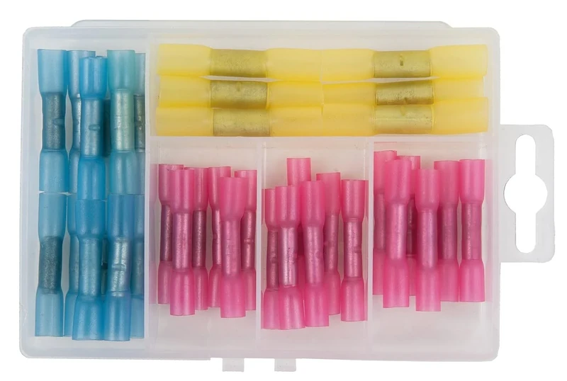 KS-Tools 970.0710 Assortment of Butt Connectors, Insulated, AWG22-16-AWG12-10, 36-Piece