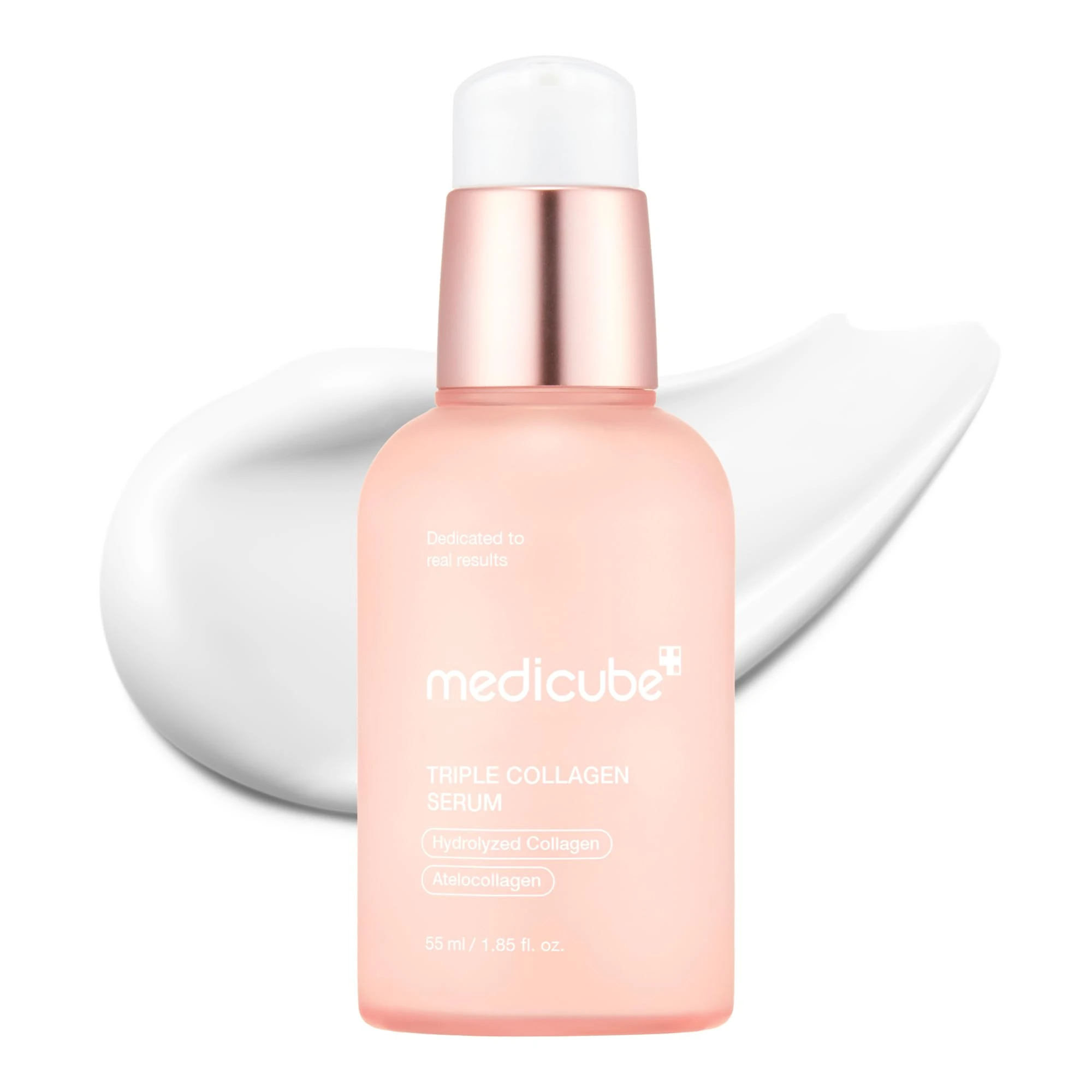 medicube Triple Collagen Serum 55ml - Nourish dull skin with Triple Collagen Complex - A lightweight serum with Niacinamide and Hyaluronic Acid - Korean Skincare