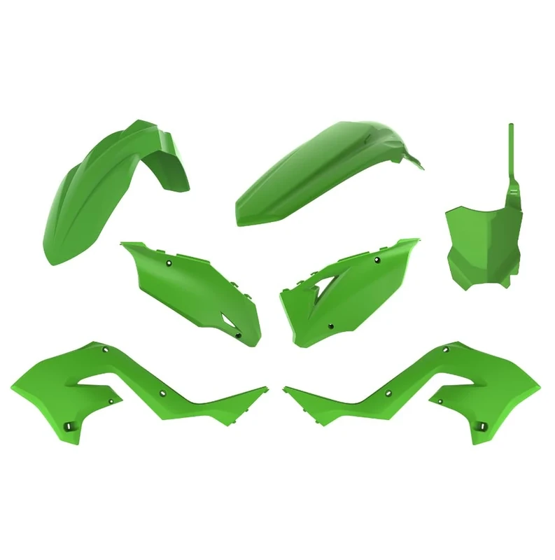 POLISPORT 90933 - Polisport MX Restyling Replica Kit for Those Looking for OEM Quality for Kawasaki Motorcycles in Colour OEM