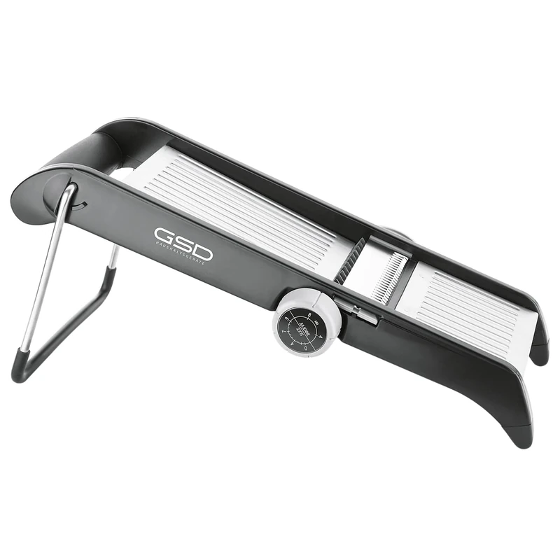 G S D Haushaltsgeräte 30061 Professional Mandolin, Stainless Steel, Black