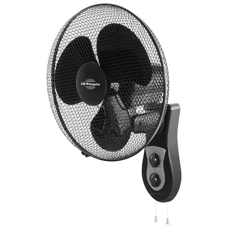 Orbegozo WF 0141 Wall Fan, Oscillating, 3 Speeds, Timer, 40 cm Blades, 40 W