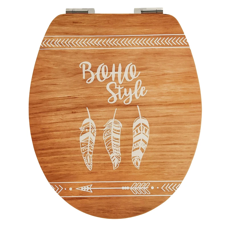 Wirquin 20722718 Trendy Line Diplomat Toilet Seat, Boho Style