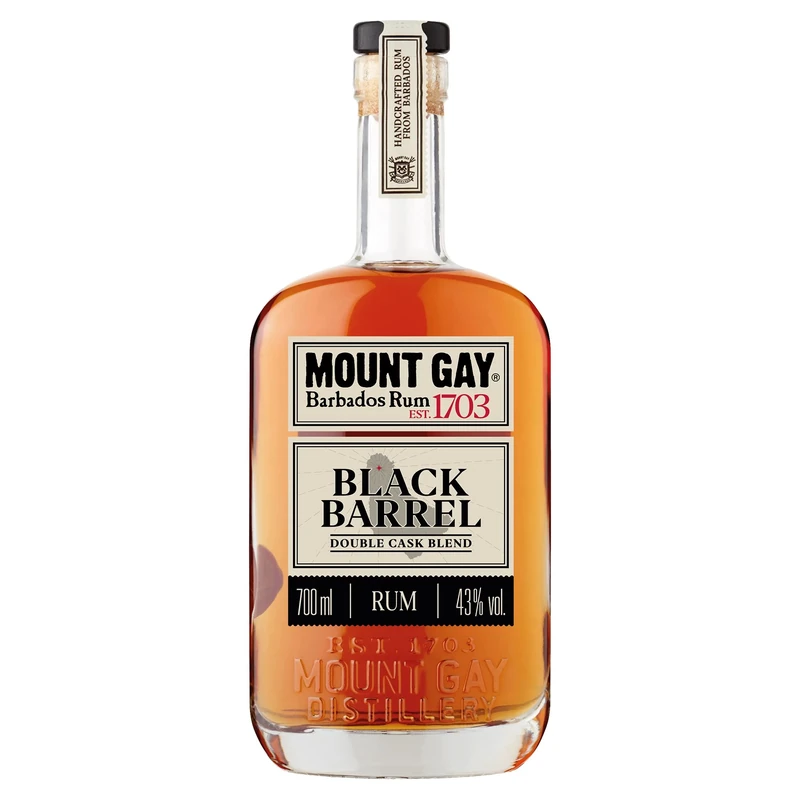 Mount Gay Barbados Golden Rum, Black Barrel Double Cask Blend, 70cl