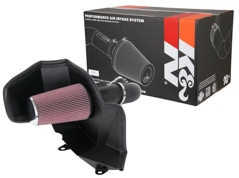 K&N Cold Air Intake Kit: High Performance, Guaranteed to Increase Horsepower: 2017-2020 CADILLAC XT5; 2019-2020 CHEVROLET Blazer; 2017-2020 GMC Acadia, 63-3115