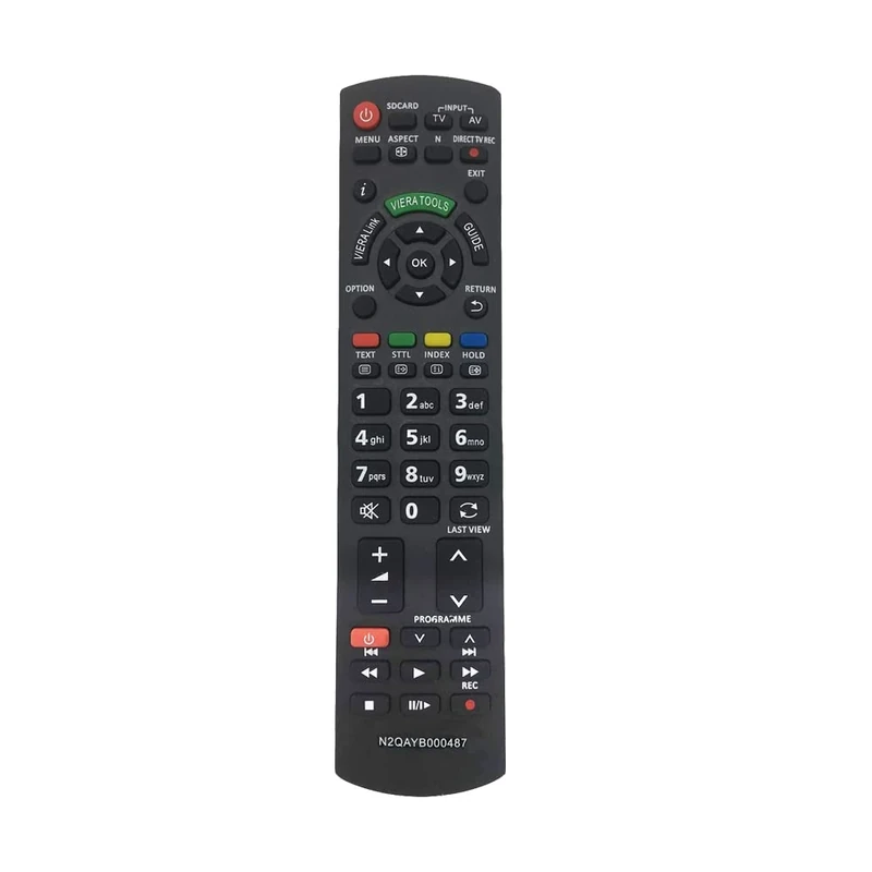 Replacement panasonic tv remote control N2QAYB000487 for panasonic remote control N2QAYB000487