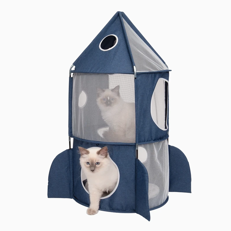 Catit Vesper Rocket Ship Blue