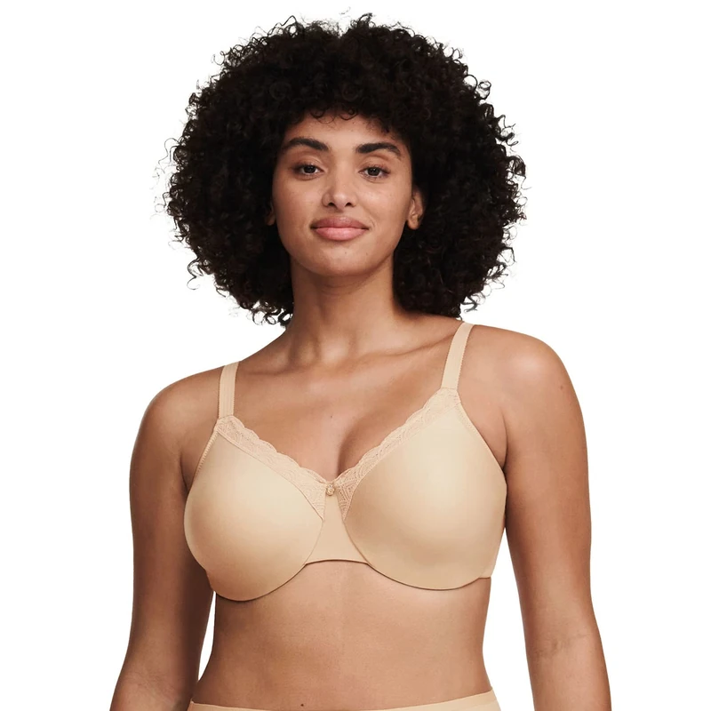 Chantelle Bra for Women, C Comfort Full Coverage Molded Bra, Ultra Nude, 40I US