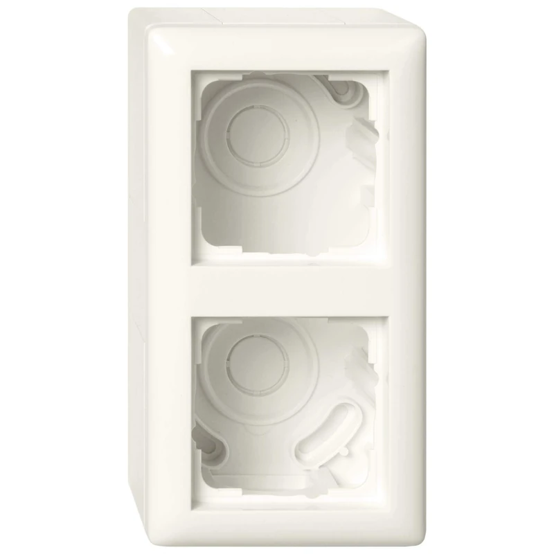 GIRA AP Housing 2F + Frame Standard 55 Cream 106201 - Image 1
