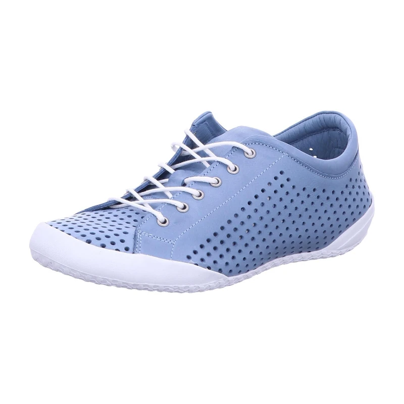 Andrea Conti Women's Da-schnürer Sneaker, Blue, 3.5 UK