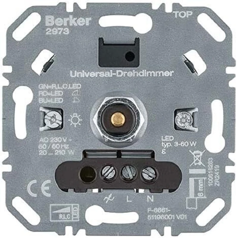 Regulador rotativo universal (R,L,C,LED)