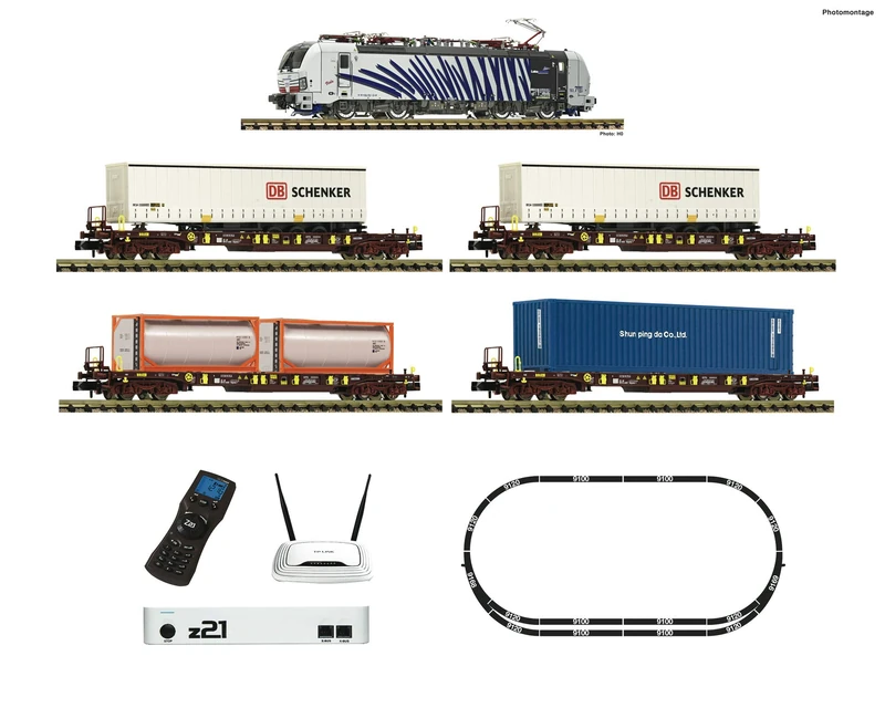 Fleischmann 931891 z21 Digital Set - BR 193 Electric Locomotive