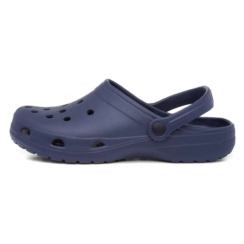 Shoe Zone - Adults Navy Slip On EVA Clog Sandal - Size 3 UK - Blue