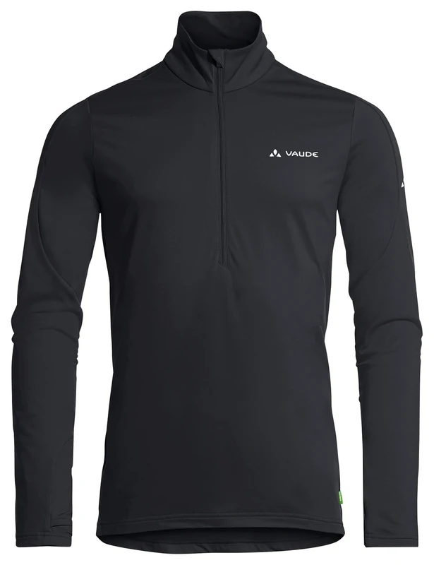 VAUDE Men's Livigno Halfzip II Sweatshirt - Black, XX-Large