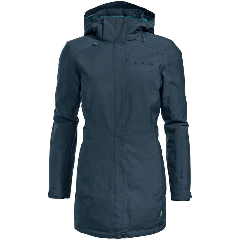 VAUDE Women's Skomer Winter Parka Jacket - Steelblue, 38