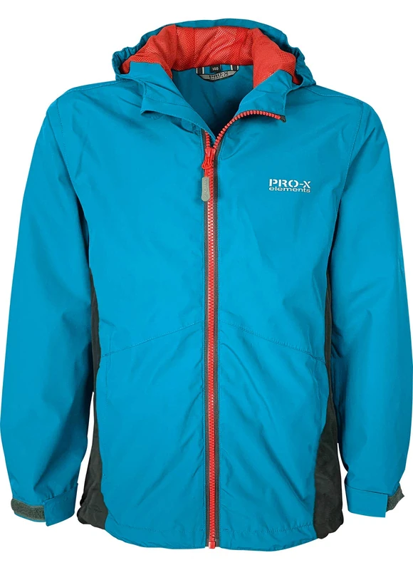 PRO-X elements Olof Children's Jacket, Children's, Jacket, 9865, Methyl Blue - Anthracite, 176 (EU)