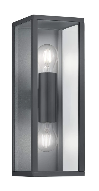 Garonne Trio Lights, Outdoor Wall Light 201860242, die-cast Aluminium, Anthracite, excl. 2 x E27