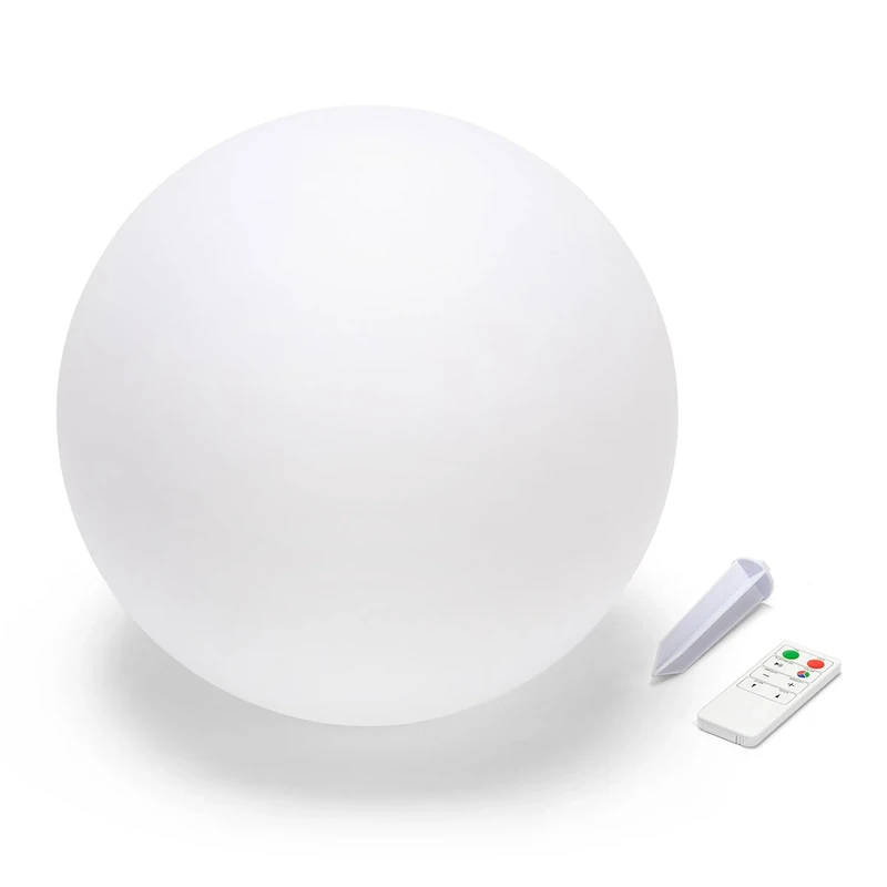 Solar NOVA: RGB LED Ball with Solar Recharge 25cm